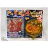 Image 1 : MARVEL FANTASTIC FOUR HUMAN TORCH FIGURES. (2)