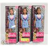 Image 1 : LOT OF 3 BARBIE FASHIONISTAS