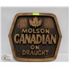 Image 1 : MOLSON CANADIAN BAR SIGN 22" X 20"