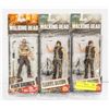 Image 1 : LOT OF 3 WALKING DEAD FIGURES