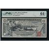 Image 1 : 1896 $1 Educational Silver Certificate PMG 64EPQ