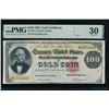 Image 1 : 1882 $100 Gold Certificate PMG 30