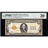 Image 1 : 1928 $100 Gold Certificate PMG 20