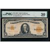 Image 1 : 1922 $10 Gold Certificate PMG 30