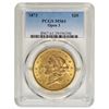 Image 1 : 1873 $20 Double Eagle Liberty Gold Coin PCGS MS61