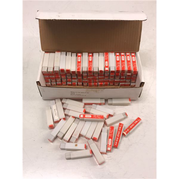 Lot of YG 5/32 x 3/8 2FL M42 End-Mill