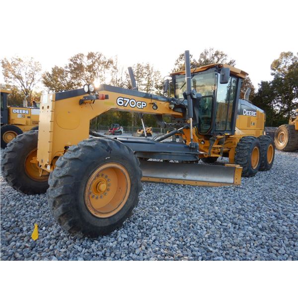 2016 JOHN DEERE 670GP Motor Grader