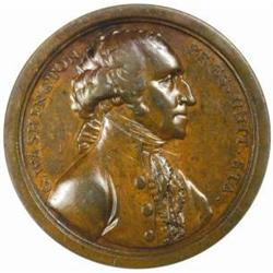 "1797" Wash Sansom Medal. Bronze EF45BN NGC