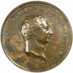 Washington Voltaire Medal Bronze AU-55 (NGC)