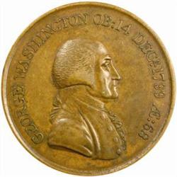 1800 Wash Hero of Freedom Medal.Bronzed Copper AU