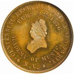 1876 Washington Centennial Reception Medal