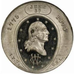 1875 Washington Assumed Command 1775 Medal