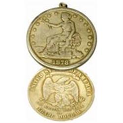 Box Dollar made from 1878 T$1 Obv & T$1 Rev F/VF