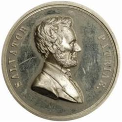 Undate Abraham Lincoln Salvator Patriae Medal Unc