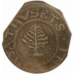 1652 Massachusetts Bay Colony Pine Tree Shilling