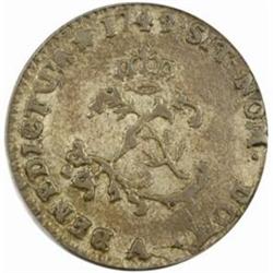 1749-A French Colonies Sou Marque. VF30 (PCGS)