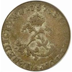 1757-A French Colonies Sou Marque.F15 (PCGS)