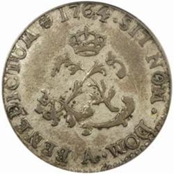 1764-A French Colonies Sou Marque. EF-40 (PCGS)