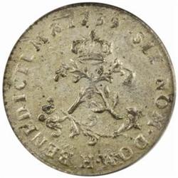 1739-H French Colonies Sou Marque.MS62 PCGS