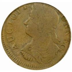 1787 Connecticut Copper. Drape Bust Left AUCTOPI