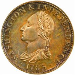 1783 Wash & Independence Cent Baker-3 PR64BN PCGS