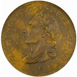1783 Wash & Independence Cent. MS62BN PCGS