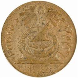 1787 Fugio Cent. 4 Cinquefoils MS63BN PCGS OGH