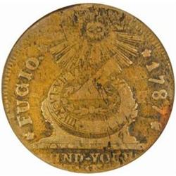 1787 Fugio Cent STATES UNITED, VG10BN NGC