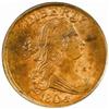 Image 1 : 1804 Drape Bust H1C. Plain 4,No Stems MS63RB PCGS