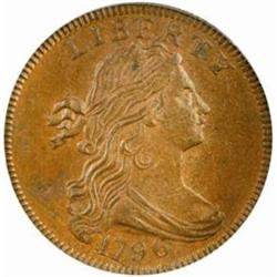 1796 Drape Bust Cent. Rev of 1797 MS63BN PCGS
