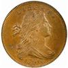 Image 1 : 1796 Drape Bust Cent. Rev of 1797 MS63BN PCGS
