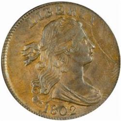 1802 Cent. Die State B No Stems MS63BN (PCGS)