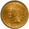 Image 1 : 1865 Indian Cent Plain 5 MS-65 RB (ANACS)