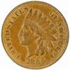 Image 1 : 1869/69 Indian 1C. Snow-3 Repunch Date EF45(PCGS)
