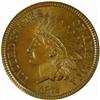 Image 1 : 1872 Indian Cent Shallow N MS-66 BN (NGC)