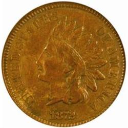 1872 Indian Cent VF-30 BN (NGC)