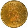 Image 1 : 1873 Indian Cent. .Doubled LIBERTY MS63RB ANACS