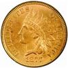 Image 1 : 1877 Indian Cent Unc Details-Altered Color (NCS)