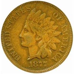 1877 Indian Cent VF-30 (PCGS) OGH