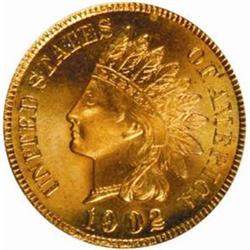 1902 Indian Cent MS-66 RD (PCGS) CAC