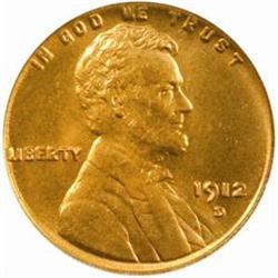 1912-D Lincoln Cent MS-66 RD (PCGS)