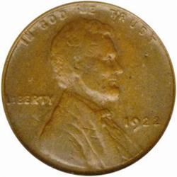 1922 No D Cent. Die Pair II Strong Rev AU50 PCGS