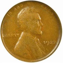 1922 No D 1C. Die Pair II Strong Rev. VF30BN NGC