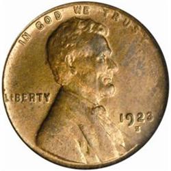 1923-S Lincoln Cent MS-64 RD (PCGS) OGH