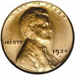 1924-D Lincoln Cent MS-65 RD (PCGS)