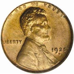 1925-D Lincoln Cent MS-65 RD (PCGS)