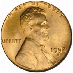 1952-S Lincoln Cent MS-67 RD (PCGS)