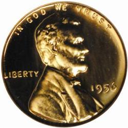 1956 Lincoln Cent PR69 RD Cameo (NGC)
