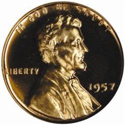 1957 Lincoln Cent PR69 RD Cameo (NGC)