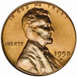 1958-D Lincoln Cent MS-67 RD (PCGS)
